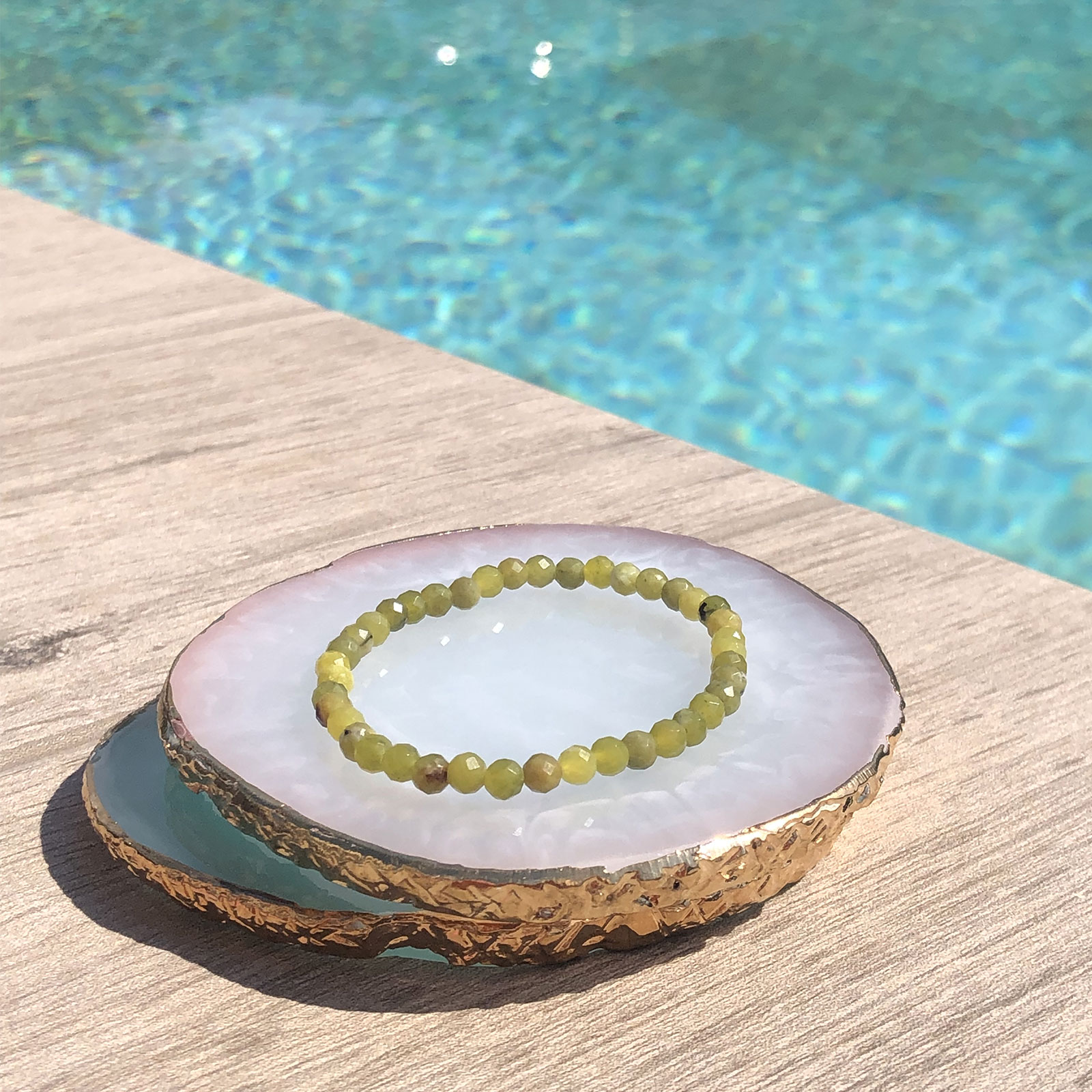 Green wish bracelet